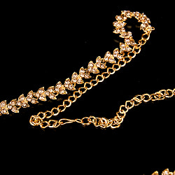 インドアクセサリー3点セット〔ネックレス、ピアス、ティッカ〕　パーティーや結婚式などへ - サブ3