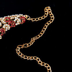 インドアクセサリー3点セット〔ネックレス、ピアス、ティッカ〕　パーティーや結婚式などへ - サブ3