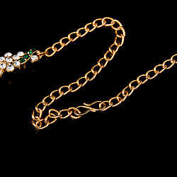 インドアクセサリー3点セット〔ネックレス、ピアス、ティッカ〕　パーティーや結婚式などへ - サブ3