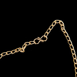 シンプルラインストーンのネックレス＆ピアスセット　パーティーや結婚式などへ　アクセサリーセット - サブ3