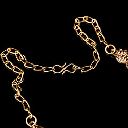 シンプルラインストーンのネックレス＆ピアスセット　パーティーや結婚式などへ　アクセサリーセット - サブ3