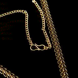 インドアクセサリー2点セット〔ネックレス、ピアス〕　パーティーや結婚式などへ - サブ3