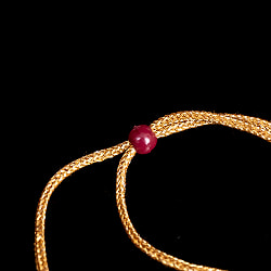 〔各色あり〕インドアクセサリー3点セット〔ネックレス、ピアス、ティッカ〕　パーティーや結婚式などへ - サブ3