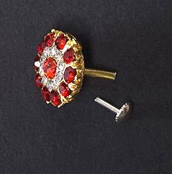 インドの鼻ピアス（特大） - サブ5