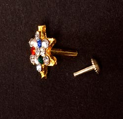 インドの鼻ピアス（大） - サブ5