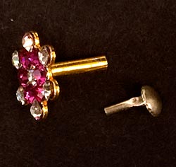 インドの鼻ピアス（大） - サブ5