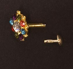 インドの鼻ピアス（大） - サブ5