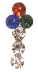 インドの鼻ピアス（中）の商品写真