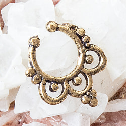 【自由に選べる3個セット】インドの伝統的アクセサリ ノーズリング - サブ4