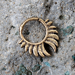 【自由に選べる6個セット】インドの伝統的アクセサリ ノーズリング - サブ5