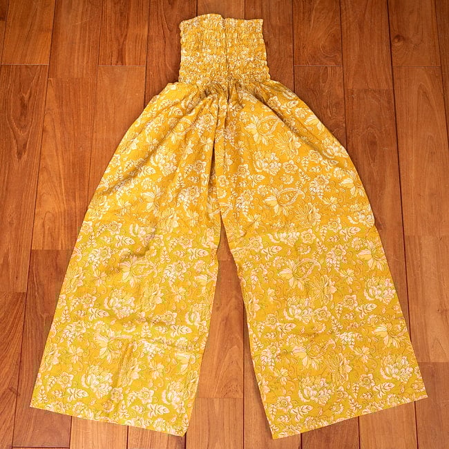 ローライズのカラフルプリントのワイドパンツの選択用写真