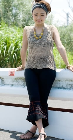 トライバル アンクル マーメイドパンツ - サブ3