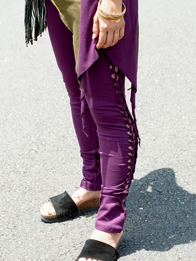 編み上げカッティング トライバルパンツの選択用写真