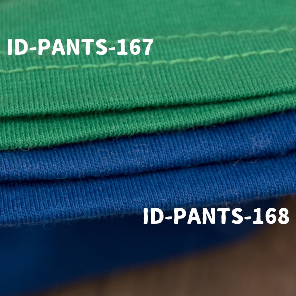 リラックスソフトレギンスパンツ 柔らかな質感が気持ちいい 7 - ID-PANTS-167と比較してみました。ID-PANTS-167よりも厚みのある柔らかい素材感です。