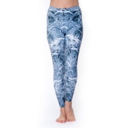 【お得!選べる3枚セット】フルグラフィック美脚ヨガレギンス　マンダラ柄やナチュラル系など - サブ5