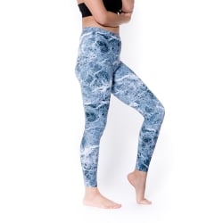 フルグラフィック美脚ヨガレギンス ナチュラル＆フラワー系 - グラウンジ - サブ3