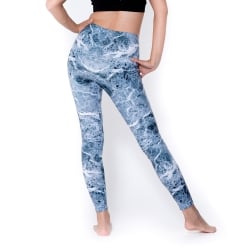 フルグラフィック美脚ヨガレギンス ナチュラル＆フラワー系 - グラウンジ - サブ4