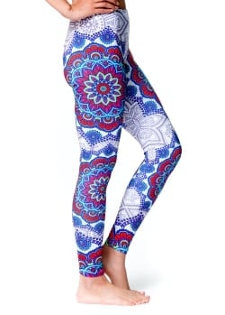 フルグラフィック マンダラ美脚ヨガレギンス - アーリーサマー - サブ3