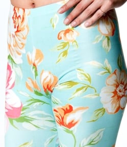 フルグラフィック マンダラ美脚ヨガレギンス - レトロフラワー - サブ5