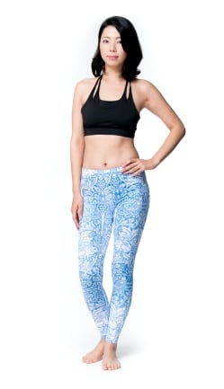 フルグラフィック マンダラ美脚ヨガレギンス - アニマルアラベスク - サブ2