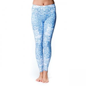 フルグラフィック マンダラ美脚ヨガレギンス - アニマルアラベスク(YOGA-PANTS-32)