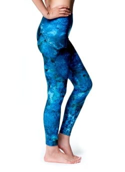 フルグラフィック マンダラ美脚ヨガレギンス - 深海 - サブ3
