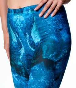 フルグラフィック マンダラ美脚ヨガレギンス - 深海 - サブ5