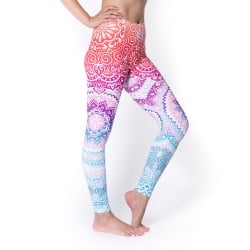 フルグラフィック マンダラ美脚ヨガレギンス - トワイライトスカイ - サブ3