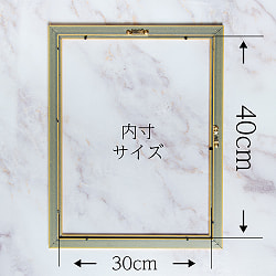 【40cm x 30cmサイズのポスターに】インドの神様ポスター用 特製フォトフレーム - サブ5