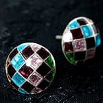 [シルバー925]ムガルのシルバーピアス[丸形(1.5cm)]