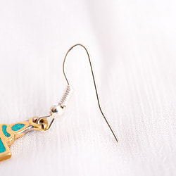 吉祥文様のメタルチベタンピアス ネワリオーン - サブ5