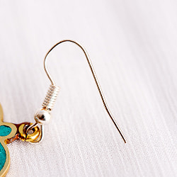 吉祥文様のメタルチベタンピアス ブッダアイ - サブ5