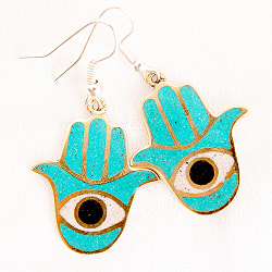 吉祥文様のメタルチベタンピアス 神秘の目 - サブ3