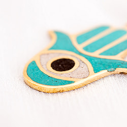 吉祥文様のメタルチベタンピアス 神秘の目 - サブ4