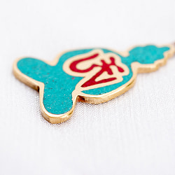 吉祥文様のメタルチベタンピアス ブッダオーン - サブ4