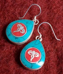 チベタンメタルピアス - ブッダアイの商品写真