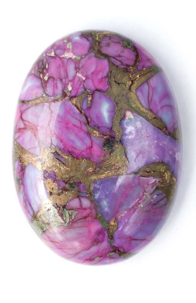 [No.149] パープルコッパーターコイズ＊リーフ(15粒) No.149] パープルコッパーターコイズ＊リーフ(15粒)