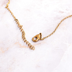 ゴールドカラーのシンプルデザイン　チャクラネックレス　大 - サブ4