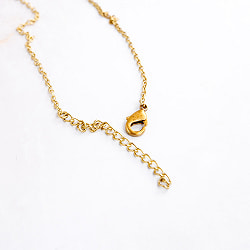 ゴールドカラーのシンプルデザイン　チャクラネックレス　小 - サブ4