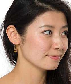 ペイズリー風うずまきピアス - サブ5