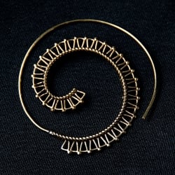 ペイズリー風ラウンドピアス - サブ2