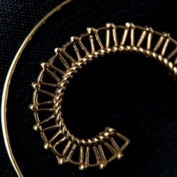 ペイズリー風ラウンドピアス - サブ4