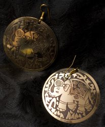 ゾウさんのピアス[大きめ]の商品写真