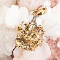 ガネーシャのペンダント【紐付】(ID-PIAS-1170)