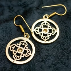 カーラチャクラ マンダラのゴールデンピアス - サブ2