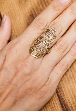 ハムサのゴールドリング - サブ5