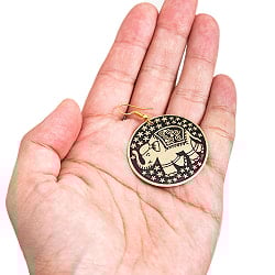 ゴールド メタル プレートのピアス Mサイズ - サブ5