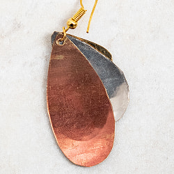 メダル カラーのメタル プレートピアス - サブ3