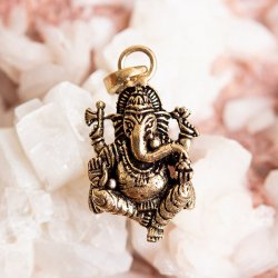 ガネーシャのペンダント【ひも付】
