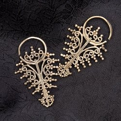 インドの伝統　ピアスフック　ツリー